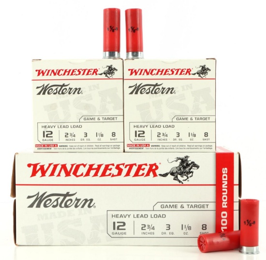 140 ROUNDS OF WINCHESTER 12 GAUGE GAME AMMO