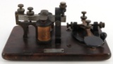 J H BUNNELL NEW YORK TELEGRAPH KEY AND SOUNDER