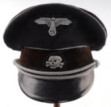 WWII GERMAN THIRD REICH SS OFFICER VISOR