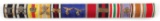 WWI WWII GERMAN LONG SERVICE RIBBON BAR 13 AWARDS