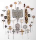 WWII GERMAN REICH VARIETY LOT STICKPINS AND MORE