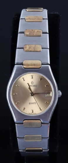 CONCORD TWO TONE STAINLESS STEEL AND 18KT WATCH