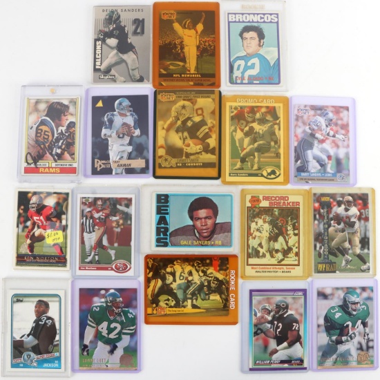 VINTAGE TO MODERN LOT OF 18 NLF TRADING CARDS