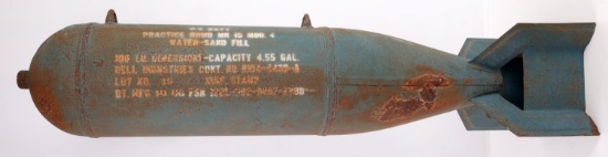 VIETNAM ERA US NAVY MK15 MOD 4 DUMMY TRAINING BOMB