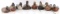 LOT OF 8 HAND PAINTED WOODEN DUCK DECOYS