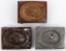LOT 3 WWII GERMAN REICH LUFWAFFE EM BELT BUCKLES