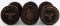 3 WWII GERMAN REICH LUFTWAFFE WOODEN HAND STAMPS