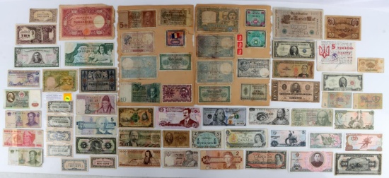 100 PIECES OF WORLD U.S. CSA  BANKNOTE LOT
