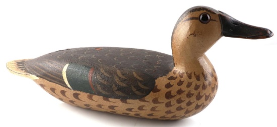 T.J. HOOKER SIGNED DUCK DECOY PINTAIL