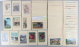 OVER 100 ANTIQUE POSTCARD LOT MILITARY CORDIAL