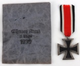 WWII GERMAN THIRD REICH 2ND CLASS IRON CROSS