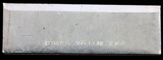 10 OZT OUNCE .999 FINE SILVER BAR INGOT