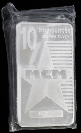 10 OZT OUNCE .999 FINE SILVER BAR INGOT