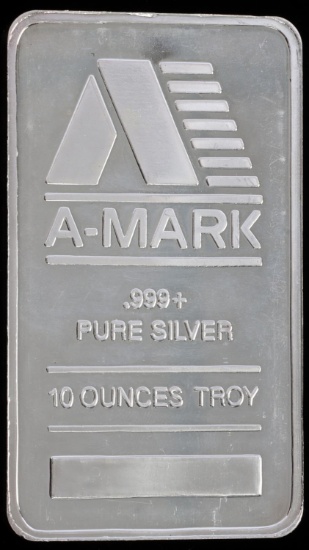 10 OZT OUNCE .999 FINE SILVER BAR INGOT