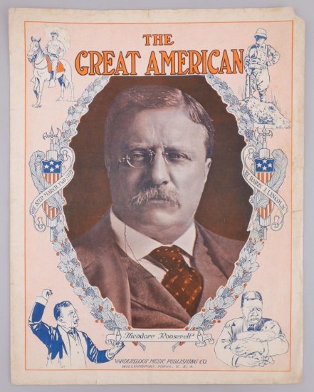 TEDDY ROOSEVELT THE GREAT AMERICAN SHEET MUSIC