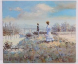 PIERRE DU BOIS FRENCH ROMANTIC AFTERNOON PAINTING