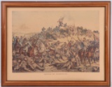 CIVIL WAR LITHO BATTLE OF NASHVILLE KURZ & ALLISON