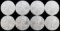 8 .999 FINE SILVER AMERICAN EAGLE 2023 BU COIN LOT