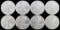 8 2023 .999 FINE SILVER AMERICAN EAGLE BU COIN LOT