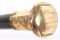 ANTIQUE 19TH CENTURY 14K YELLOW GOLD WALKING STICK