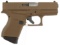 GLOCK 43 GEN 3 FULL FDE 9MM CARRY PISTOL NIB