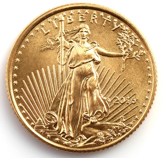2016 GOLD 1/10 OZT OUNCE AMERICAN EAGLE COIN