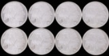 LOT 8 .999 FINE SILVER BUFFALO 1 OZT OUNCE ROUNDS