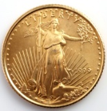 1999 GOLD 1/10 OZT OUNCE AMERICAN EAGLE BU COIN