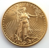 2010 GOLD 1/10 OZT OUNCE AMERICAN EAGLE  BU COIN