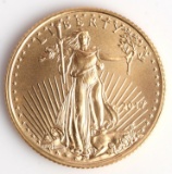 2017 GOLD 1/10 OZT OUNCE AMERICAN EAGLE BU COIN
