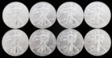 8 2019 .999 FINE SILVER 1 OZT AMERICAN EAGLE COINS