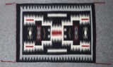 SOUTHWEST NATIVE AMERICAN RUG STORM DESIGN