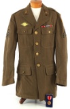 WWII US AIR CORPS WOOL JACKET CHARLES KINGSLEY