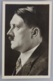WWII GERMAN REICH ADOLF HITLER SIGNED POSTCARD