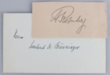 WWII GERMAN THIRD REICH ALBERT ROSENBERG SIGNATURE
