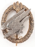 WWII THIRD REICH FALLSCHIRMJAGER JUMP BADGE