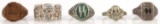 LOT OF 5 WWII GERMAN RINGS SS WESTWALL TOTENKOPF