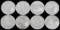 LOT OF 8 WORLD SILVER BULLION COINS BRITANNIA