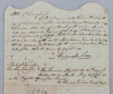 US ANDREW JACKSON WRITTEN & SIGNED COURT DOCUMENT