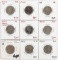 9 BETTER DATE BUFFALO NICKEL LOT 1913 D 1914 D 16D