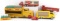 LOT OF 5 VINTAGE COCA COLA TRUCK AND BUGGIE