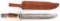 ANTON WINGEN JR OTHELLO STAG GRIP HUNTING KNIFE