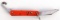 SCHRADE ORANGE PARATROOPER SWITCHBLADE KNIFE