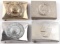 4 WWII GERMAN REICH HITLERJUGEND & EM BELT BUCKLES