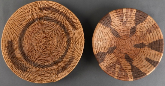 LOT OF 2 SOUTHWEST NATIVE AMERICAN NAVAJO BASKETS