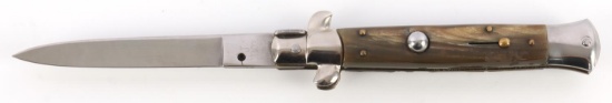J INOX STAINLESS STEEL SWITCHBLADE STILETTO KNIFE