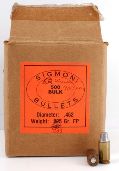 LOT 500 RDS RELOADED 45 AUTO AMMO