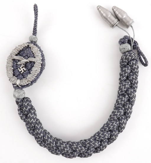 WWII GERMAN LUFTWAFFE MARKSMANSHIP LANYARD