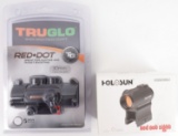 LOT 2 HOLOSUN HS503GU & TRUGLO 30MM RED DOT SIGHT
