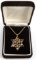 STAR OF DAVID NECKLACE IN 14K GOLD WITH GOLD CHAIN
